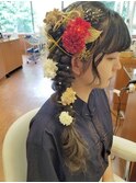 サイド編みおろし