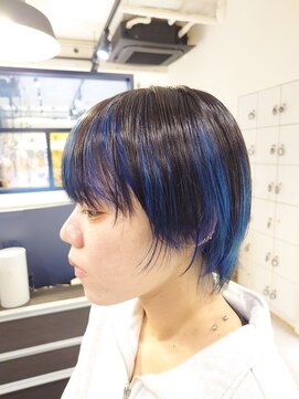 ネオリーブルノン 日吉(Neolive Runon) アンブレラカラー×ネイビーブルー