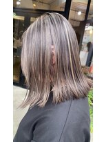 アオゾラヘアーカミノウラ(AOZORA HAIR kaminoura)&nbsp;ハイライトグレージュ
