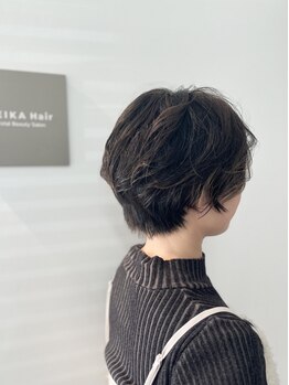 ケイカヘア(KEIKA Hair)の写真/大人上品なショートスタイルが人気◎360度シルエットにこだわった似合わせショートでどこからみても綺麗♪