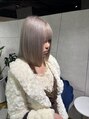 ハンナ 札幌(HANNAH) ハイトーンのホワイトミルクティー、色落ちもきれいですっ