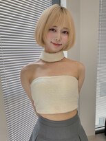 ユーフォリア 銀座(Euphoria)&nbsp;ボブ/韓国ヘア/ハイトーン/透明感/顔まわり銀座/20代10代