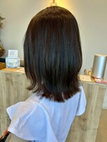 ビレア 尾張旭店(BELEA) 外ハネ/くびれミディアム/ダークブラウン