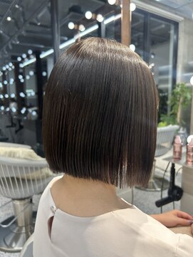 ロール 博多(Role) ボブ/透明感カラー/暗めカラー/韓国ボブ/髪質改善 /顔周りカット