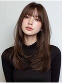 黒髪/オリーブグレー/小顔/ココアベージュ/稲毛駅