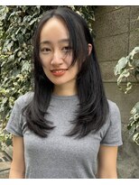 アラワラブルー(arrawarra blue) ミディアムレイヤー/20代/30代/40代/50代/南町/倉敷