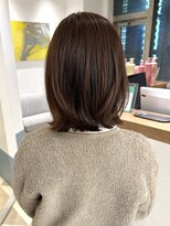ローネス 銀座(LONESS)&nbsp;結べるレイヤーボブピンクブラウン春ヘア春カラー20代30代銀座