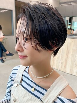 VIEWS　NIIGATA【ビューズ　ニイガタ】【6月2日NEW OPEN(予定)】の写真/《重めショートカット・ショートボブ》襟足やサイドの毛先にこだわる洗練された大人上品ボブ*[新潟駅]