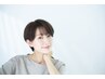 【白髪を活かす ショート】カット+透明感白髪染め+ポイントハイライト