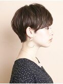ひし形ショートボブ/ショートヘア/30代/40代/50代/表参道