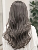 ルノヘアー(Lunohair)&nbsp;大人可愛い透明感グレージュレイヤーカット◎ブリーチなしカラー