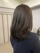 ローレンアオ(LOREN AO)&nbsp;レイヤーカット/地毛風カラー/ダークブルー/矢場町