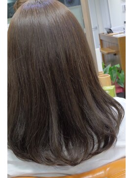 ヘア アトリエ アネロ(ANELLO) グレージュ　ロング