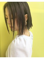 トロニー(TLONY)&nbsp;tlony渋谷hori得意の切りっぱなしボブ 前下がりボブ
