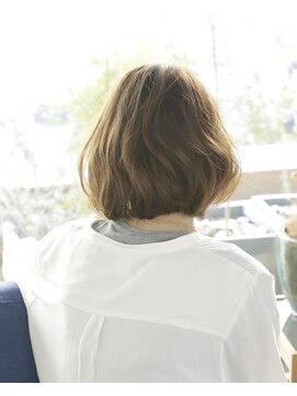 アロン(alon) オリージュカラー×アンニュイ大人ミディフレンチボブ/大崎