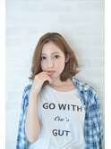 くせ毛風外ハネボブ