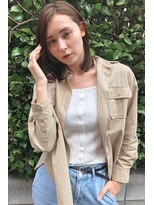 レップ(REP) ナチュラルベージュ×重めロブ