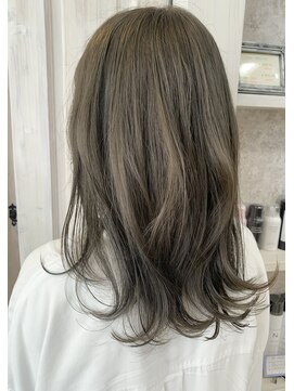 キャアリー(Caary) 福山市美容室Caary 人気透明感グレージュ アッシュベージュ