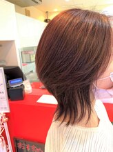 ヘアステージ スプール(HAIRSTAGE SPOOL) ミディアムウルフレイヤー　ナチュラルレッドブラウン