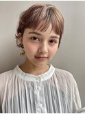 オン眉×ショートレイヤー