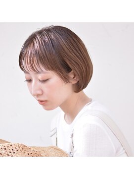 ドルセ(Dulce) 【Dulce】ミニボブ×丸みショート×マロンベージュ