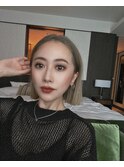 【bacio】ボブ ハイトーン アッシュブロンド 外国人風