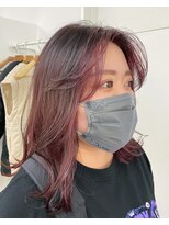 キー(kii) ラベンダーピンク ブリーチカラー 福岡 天神 今泉 薬院