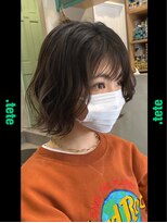 テテ(.tete)&nbsp;お客様スタイル【エアリーフェザーボブ】