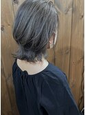 ダブルカラー*アッシュグレージュ*くびれミディアム*Bambi松平愛