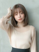 エースハバナ 渋谷(1 HAVANA)&nbsp;小顔ヘア/くびれボブ/大人可愛い/20代30代/シースルーバング