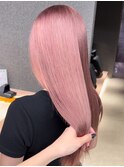 前髪/マチルダボブ/ピンクベージュ/インナーグレージュ/栄