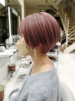 ハイストリートヘア(High street Hair)&nbsp;明るめカラーに丸いシルエットの可愛いショート