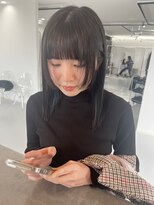 シーン(scene)&nbsp;姫カット×インナーカラー