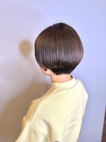 ブロッサム 東久留米店(Blossom)&nbsp;大人美人イメチェン大人丸みボブこなれヘアチェリーブラウン