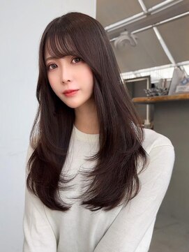 マシェリー バイ ロンド 金山(Ma cherie by Lond) 韓国風レイヤーカット/前髪カット/美髪エアリーロング髪質改善
