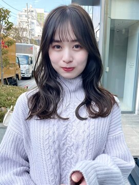 ノラ ヘアーサロン(NORA HAIR SALON) ナチュラル小顔前髪あり後れ毛サイドバング結べるボブくびれヘア