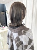 福山市Caary絶妙透明感アッシュグレージュくすみグレージュ20代