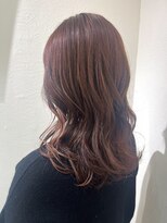 ヘアー ホスピタル ソアン(hair hospital soan)&nbsp;インナーカラー　×  ピンクベージュ