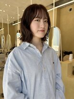 スニュウ(snuw)&nbsp;【snuw_hotaru】透明感カラーラベンダーカラーボブ