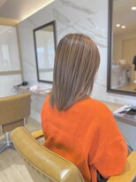 ラポールヘアー(rapport hair)&nbsp;ミディアム×ベージュカラー＊
