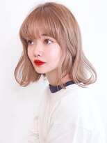 セイドット リー(Say. Ree)&nbsp;say.　ハイトーンカラー　ミルクティーアッシュ　アースカラー