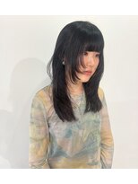 ニコフクオカヘアーメイク(NIKO Fukuoka Hair Make)&nbsp;【NIKO】レイヤーカット/ウルフカット/顔まわりレイヤー/黒髪