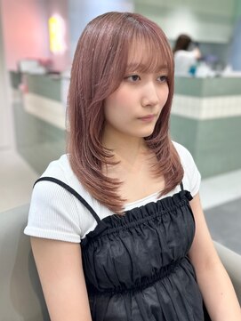 アール 横浜(R) 《MAKI》＊ピンクベージュ×レイヤー＊