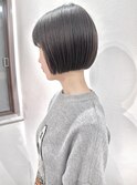 NAKAMURA #129 ボブ ミニボブ 切りっぱなしボブ グレージュ