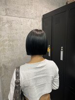 スタイル スマート サロン(STYLE smart salon)&nbsp;【yua/藤沢】タッセルボブ/ブルーブラック/切りっぱなしボブ