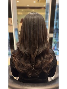 アピッシュ ギンザ(apish ginza) ロングパーマ/デジタルパーマロング/コテ巻きパーマ/韓国ヘア