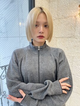 ティンク 天神(Tink) Masaki担当 首元スッキリミニボブ