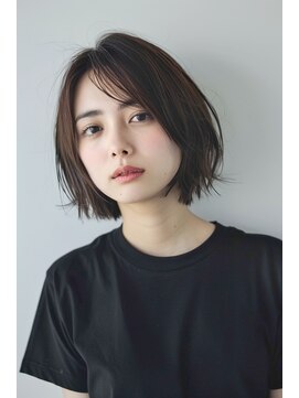 ゴカンムード(Gokan mood) ハイライトバレイヤージュダブルカラーショートカット30代40代