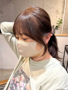 ラボヌールヘアーパルフェ 大宮西口店(La Bonheur hair parfait) 結んでも可愛い【顔周りカット】