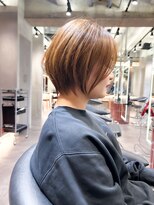 ロンド エメ 柏(Lond aimer)&nbsp;柏で１番綺麗な髪質改善ミニウルフダブルカラーショートボブ